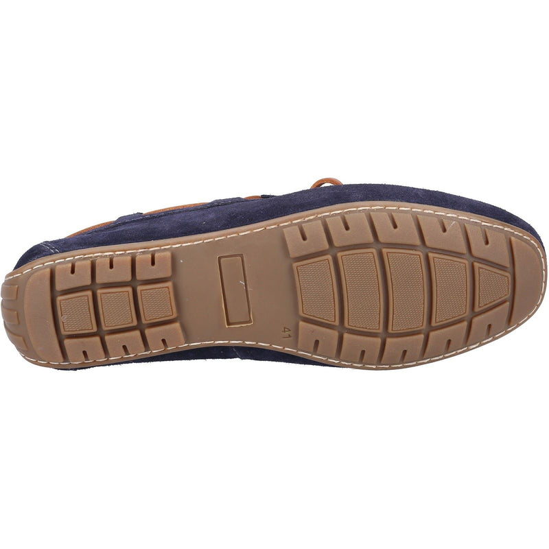 Hush Puppies Reuben Wildleder Herren Navy Bootsschuhe