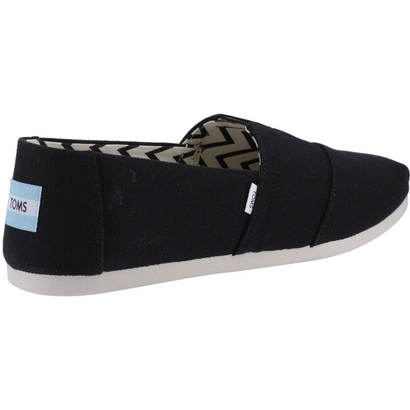TOMS Alpargata 100% Baumwolle Herren-Schwarze Farbespadrilles