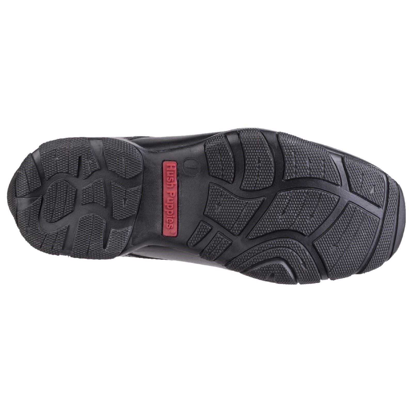 Hush Puppies Vincente Senior Lederslipper In Schwarz Für Jungen