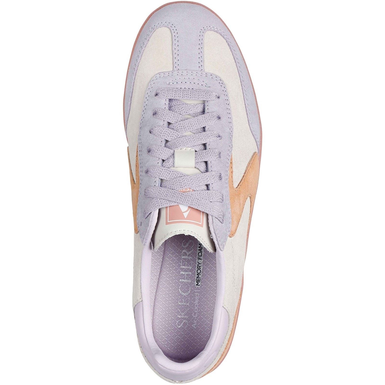 Skechers Hotshot For The Win Leder Damen Natürliche/Multi Sneakers