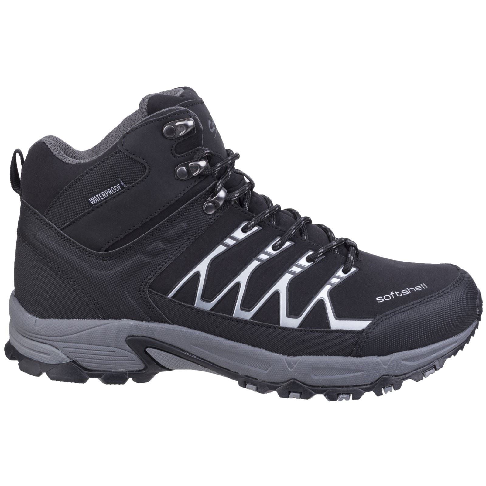 Cotswold Abbeydale Mid Herren-Wanderstiefel In Schwarz/Grau