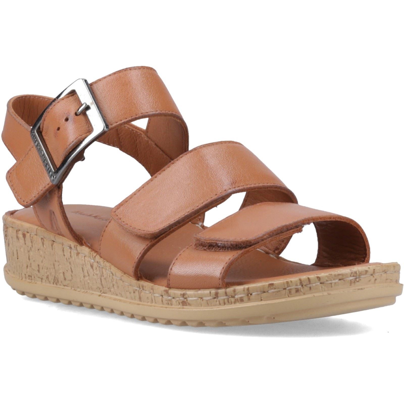 Hush Puppies Eliana Sandal Leder Damen Tan Sandalen