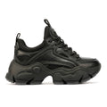 Buffalo Binary C Damen Schwarze Farbe Turnschuhe
