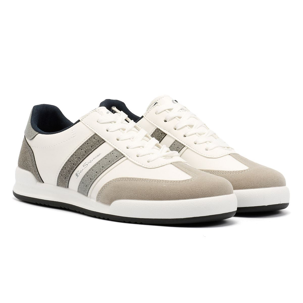 Ben Sherman Sokka Herren Weiße Sneaker