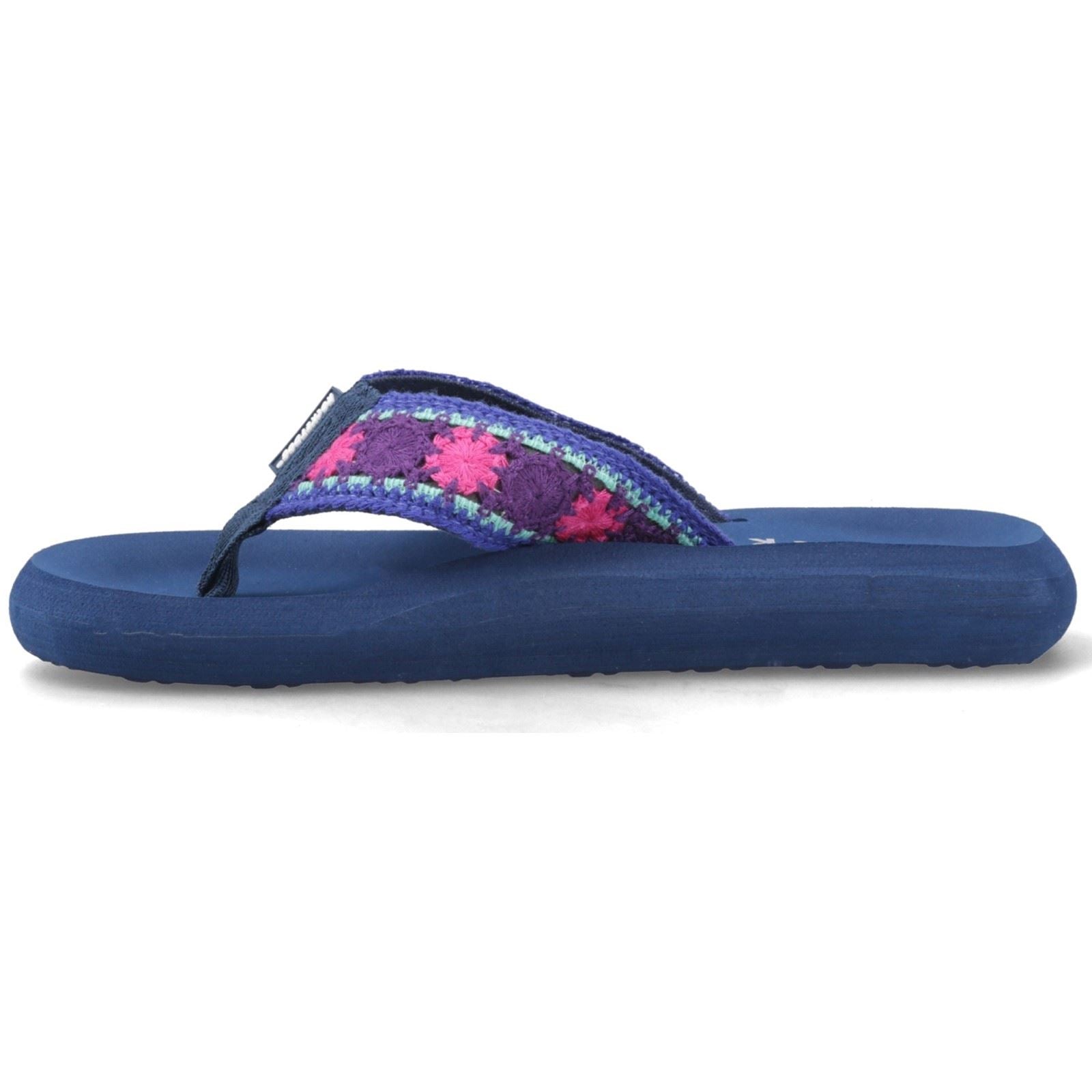 Rocket Dog Spotlight Marlow Textil Frauen Lila/Multi Flip-Flops