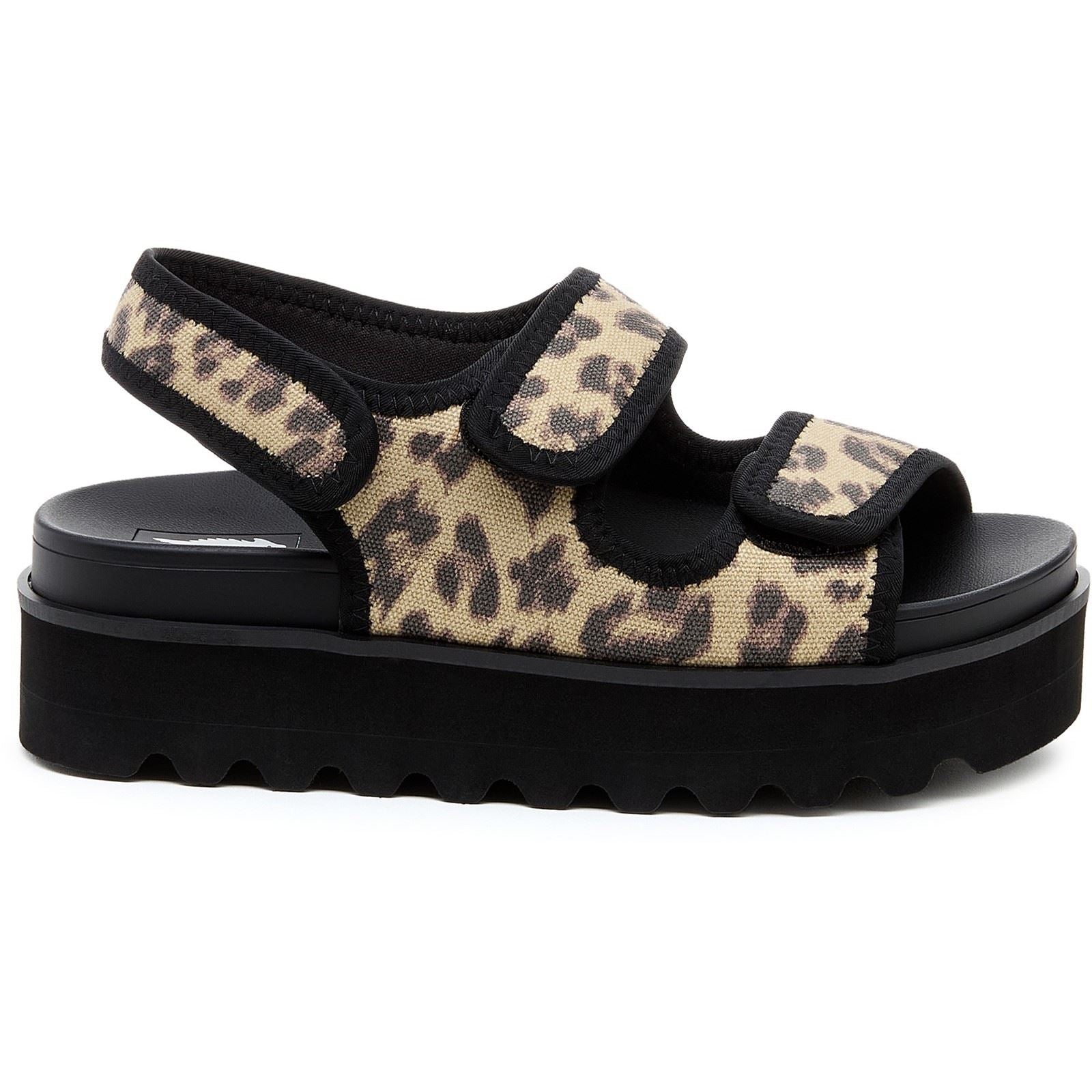 Rocket Dog Balmy Dexter Damen Textil Sandalen In Beige/Schwarz