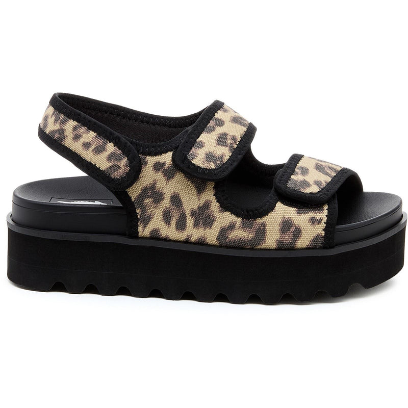 Rocket Dog Balmy Dexter Damen Textil Sandalen In Beige/Schwarz