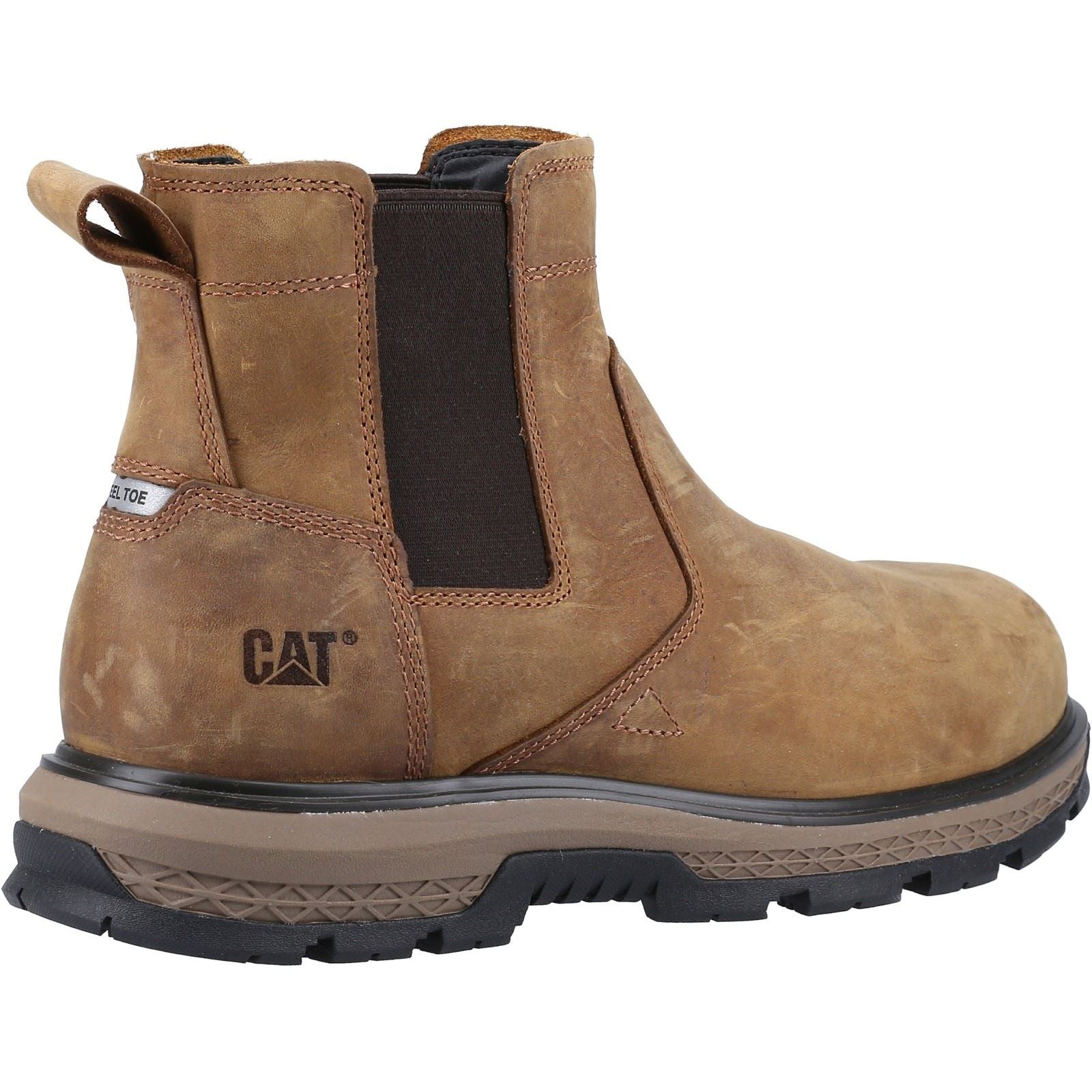 Caterpillar Exposition Chelsea Leder Sicherheitsstiefel