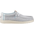 HEYDUDE Wally Jute Herren Mokassinschuhe Aus Jutegewebe In Cloud Blau/Dawn Blau