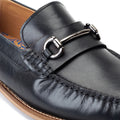 Base London Madison Leder Herren Schwarze Mokassins
