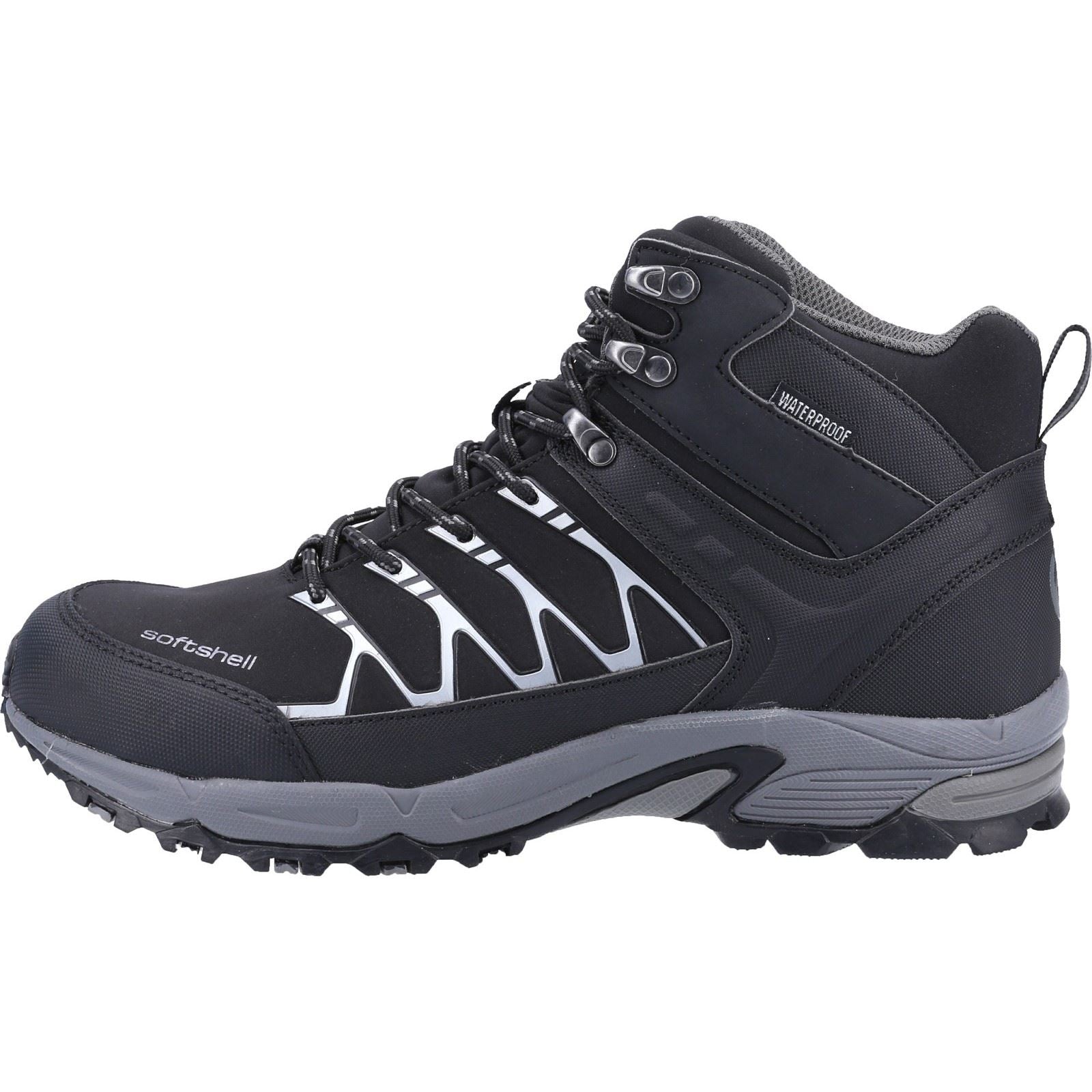Cotswold Abbeydale Mid Herren-Wanderstiefel In Schwarz/Grau
