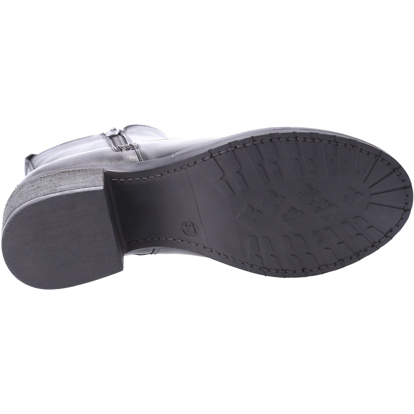 Hush Puppies Helena Damenlederstiefel In Schwarz