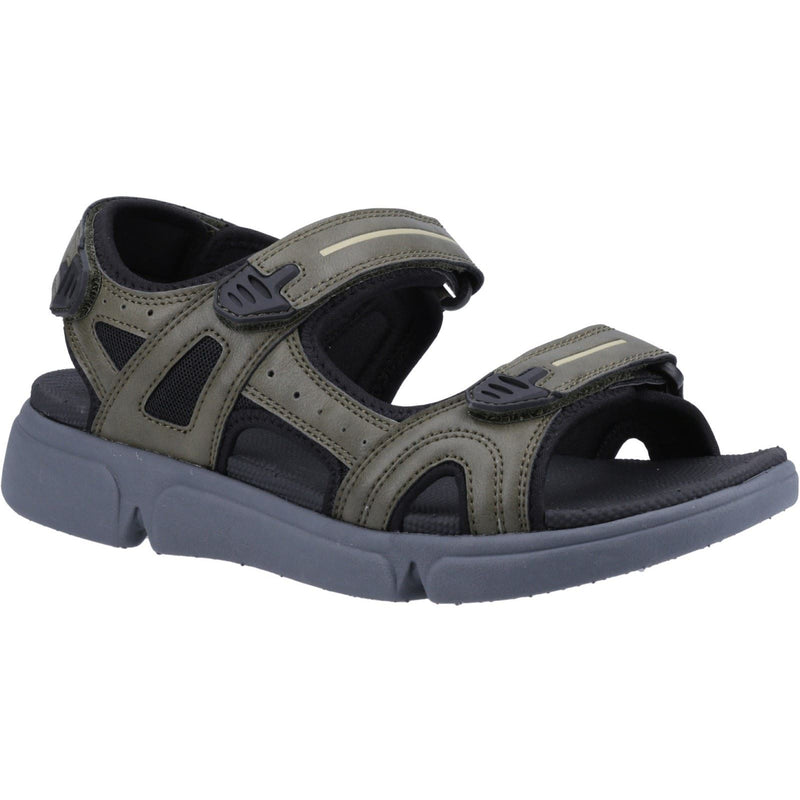 Hush Puppies Castro Herren Sandalen Aus Polyurethan In Khaki
