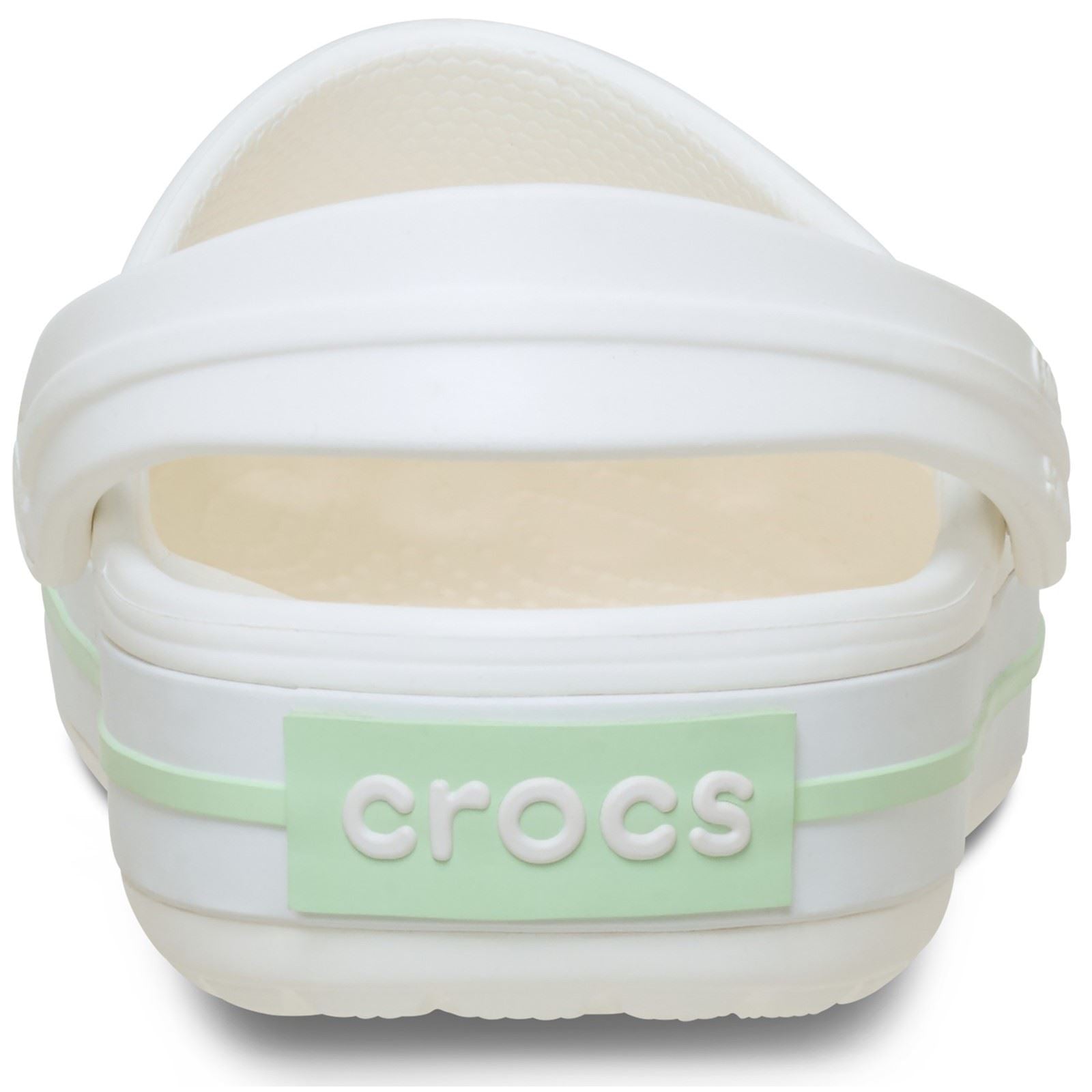 Crocs Crocband Eva Damen Clogs Weiß/Serene Grün