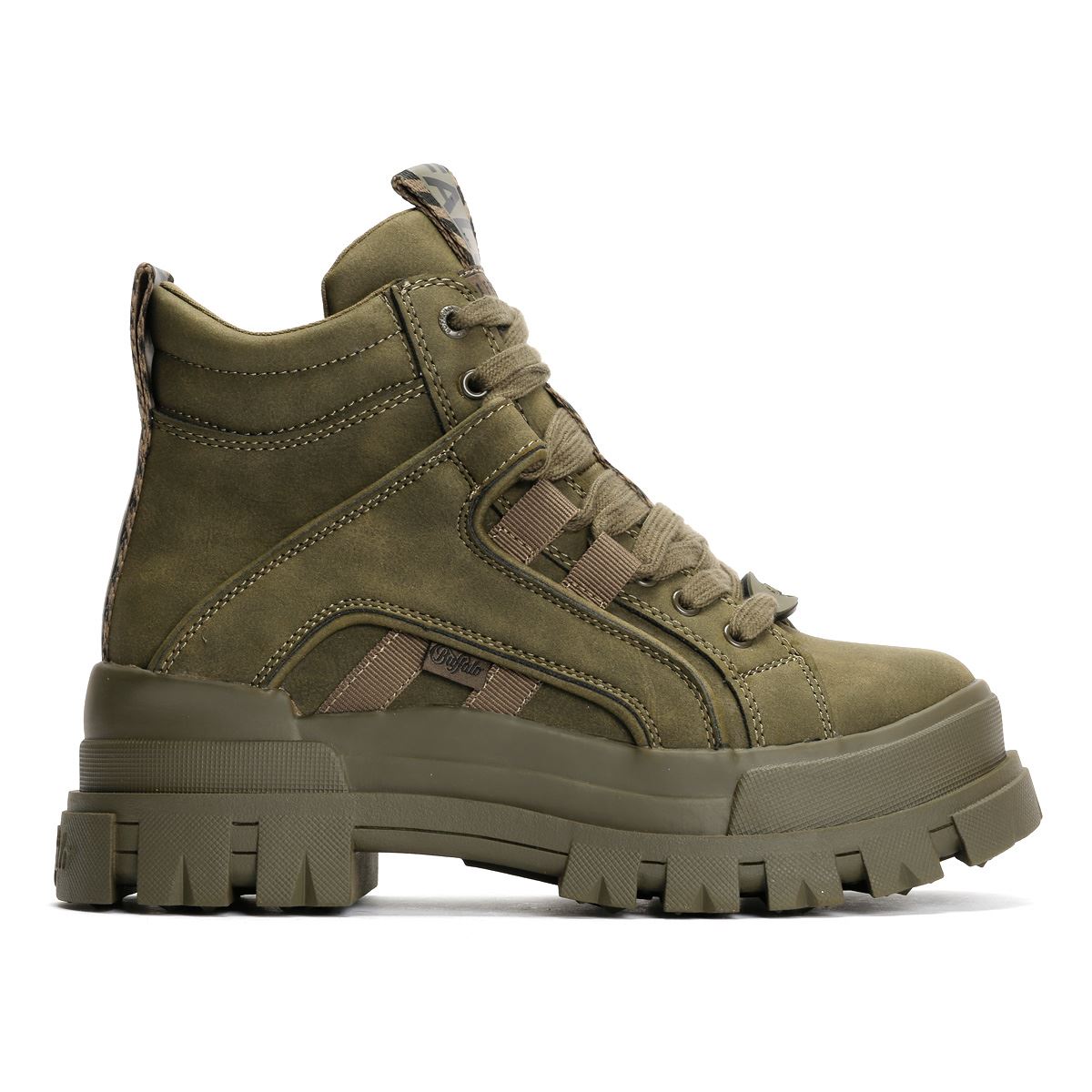 Buffalo Aspha NC Mid Damen Grüne Stiefel