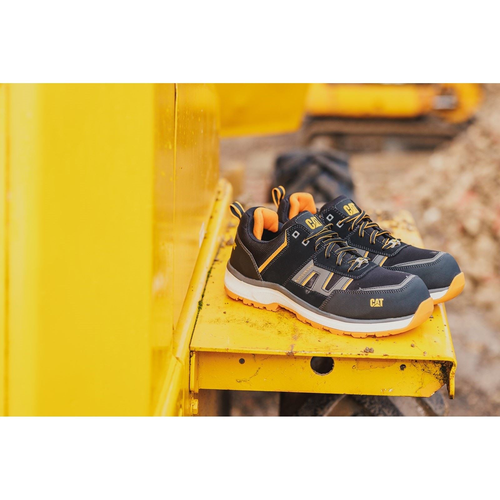 Caterpillar Accelerate S3 Textil Orange Sicherheits-Sneaker