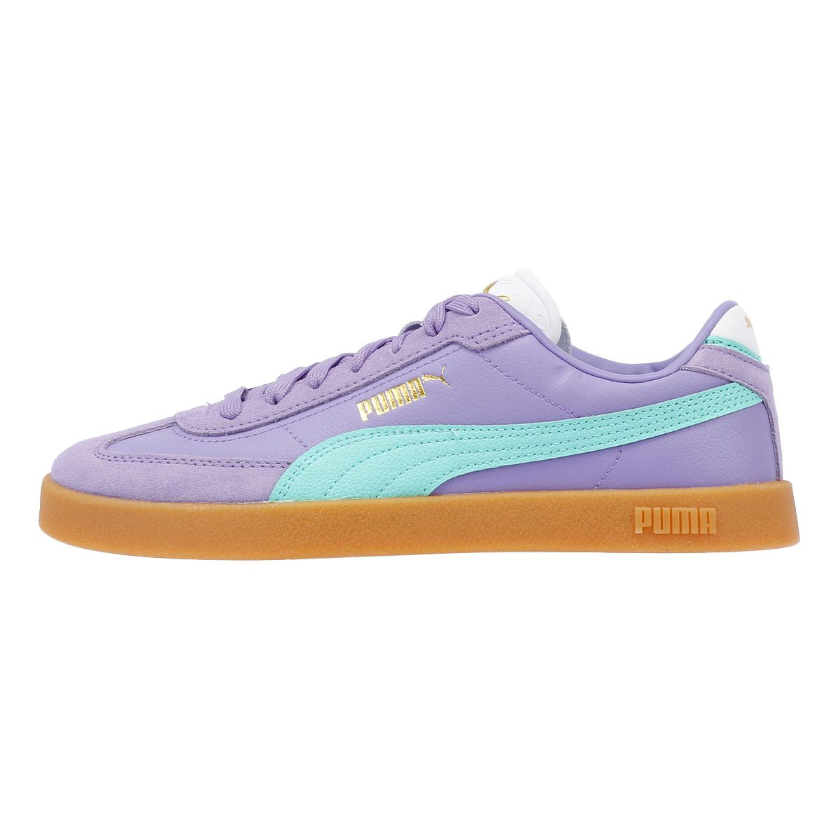 Puma Club II Era Damen Sneaker Aus Lila/Blauem Wildleder