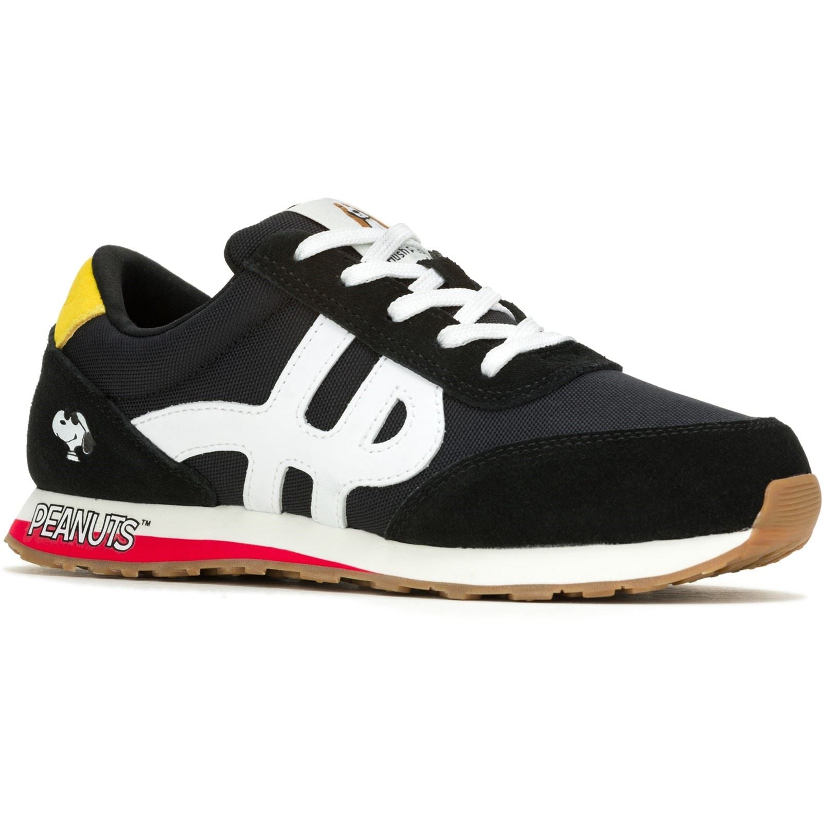 Hush Puppies SEVENTY8 Peanuts Leder Damensneakers In Erdnussfarbe