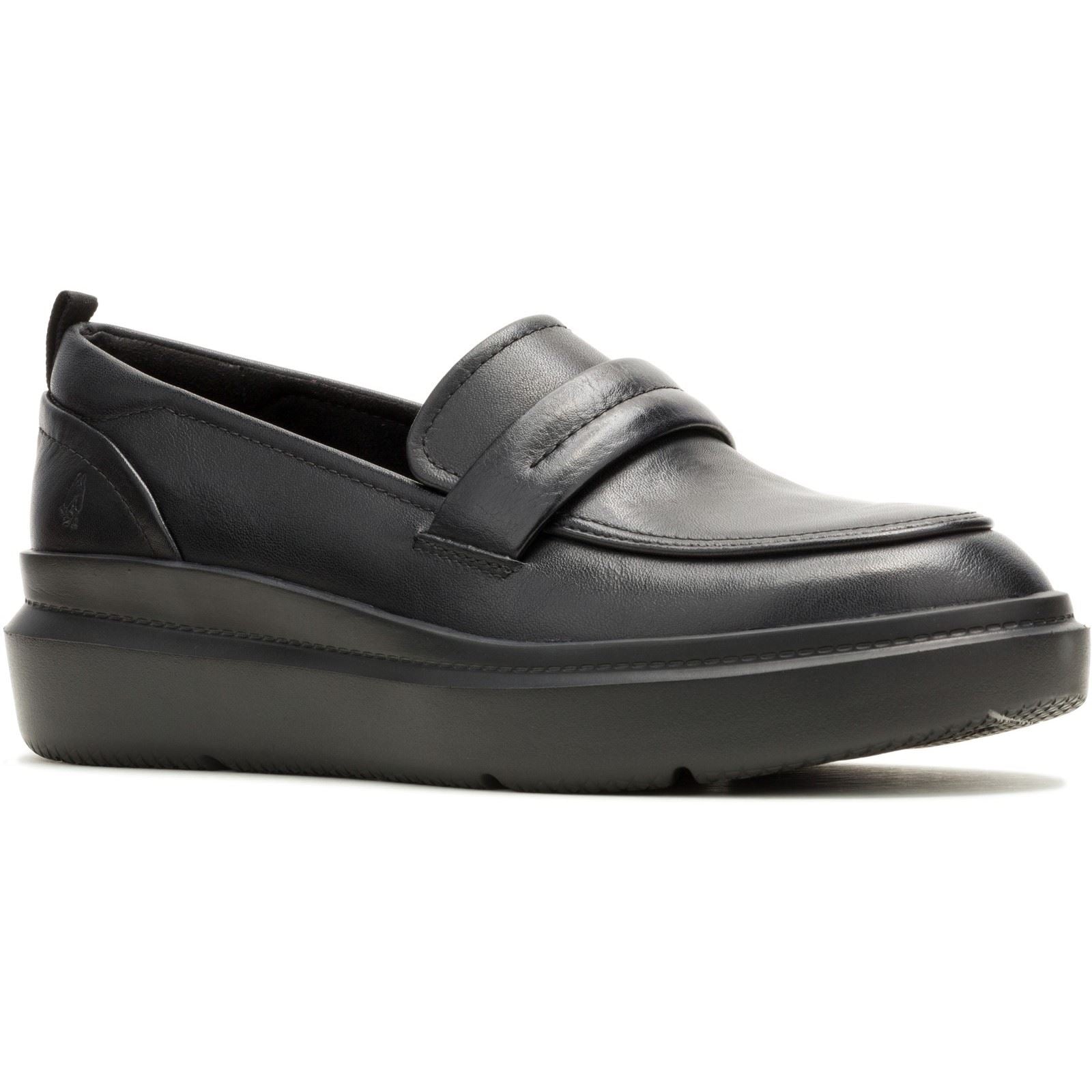 Hush Puppies Joy Penny Damenloafer Aus Schwarzem Leder