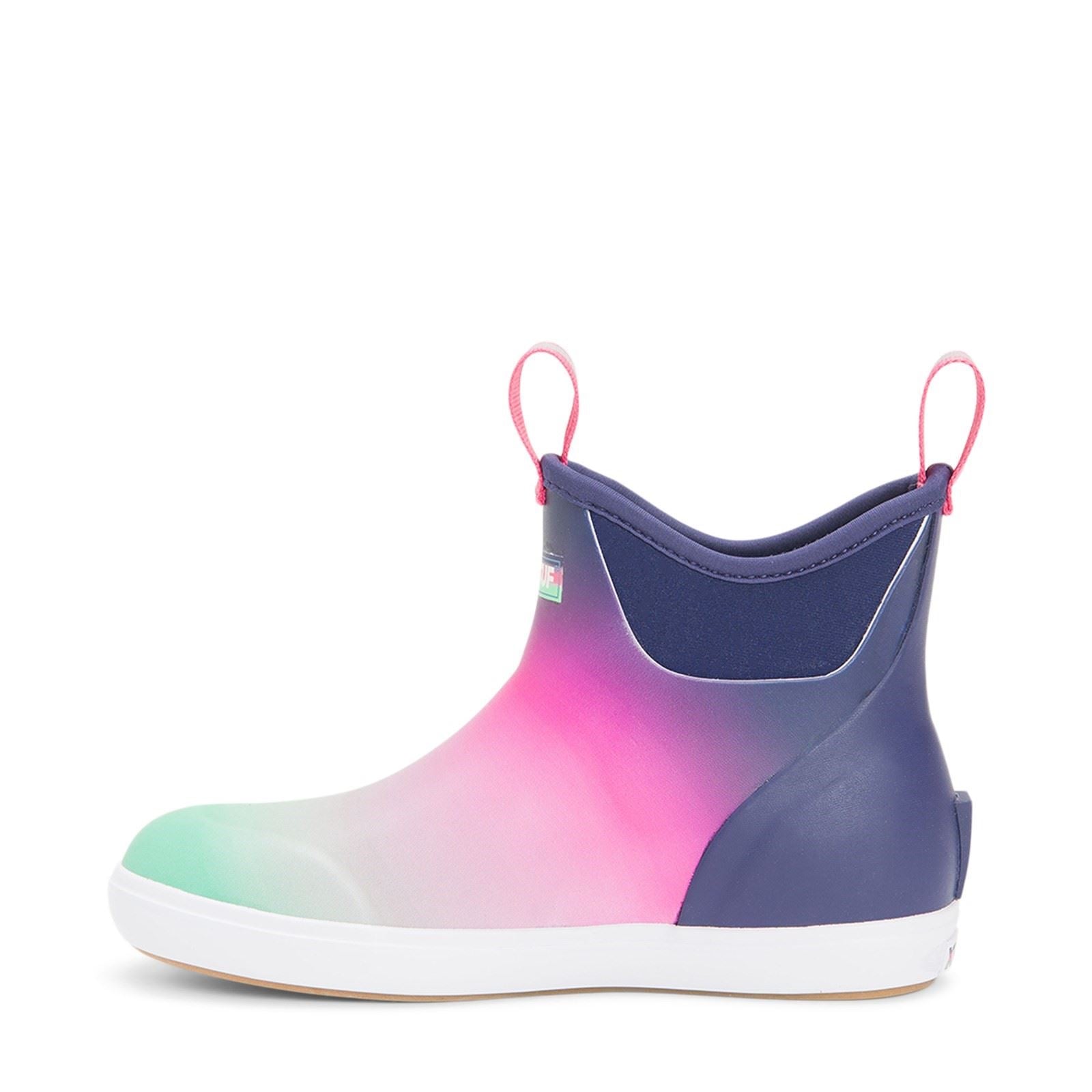 Xtratuf Knöchel Deck Gummi Lila Aurora Gummistiefel