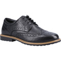 Hush Puppies Verity Leder Damen Schwarze Brogues Schuhe