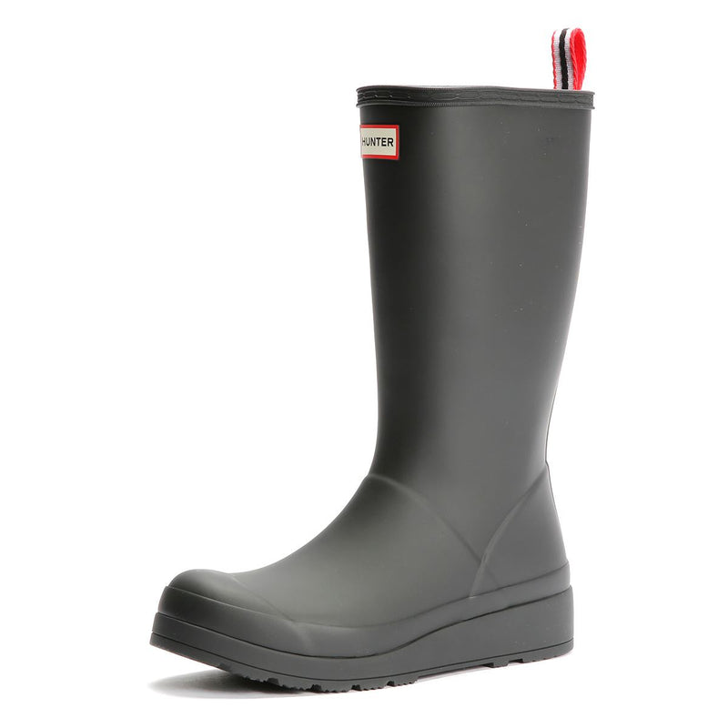 Hunter Play Tall Gummi Damen Schwarze Farbe Gummistiefel