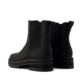 TOMS Bennet Leder Damen Schwarze Stiefel