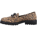 Hush Puppies Gianna Damen Leopardenmuster Leder Slipper