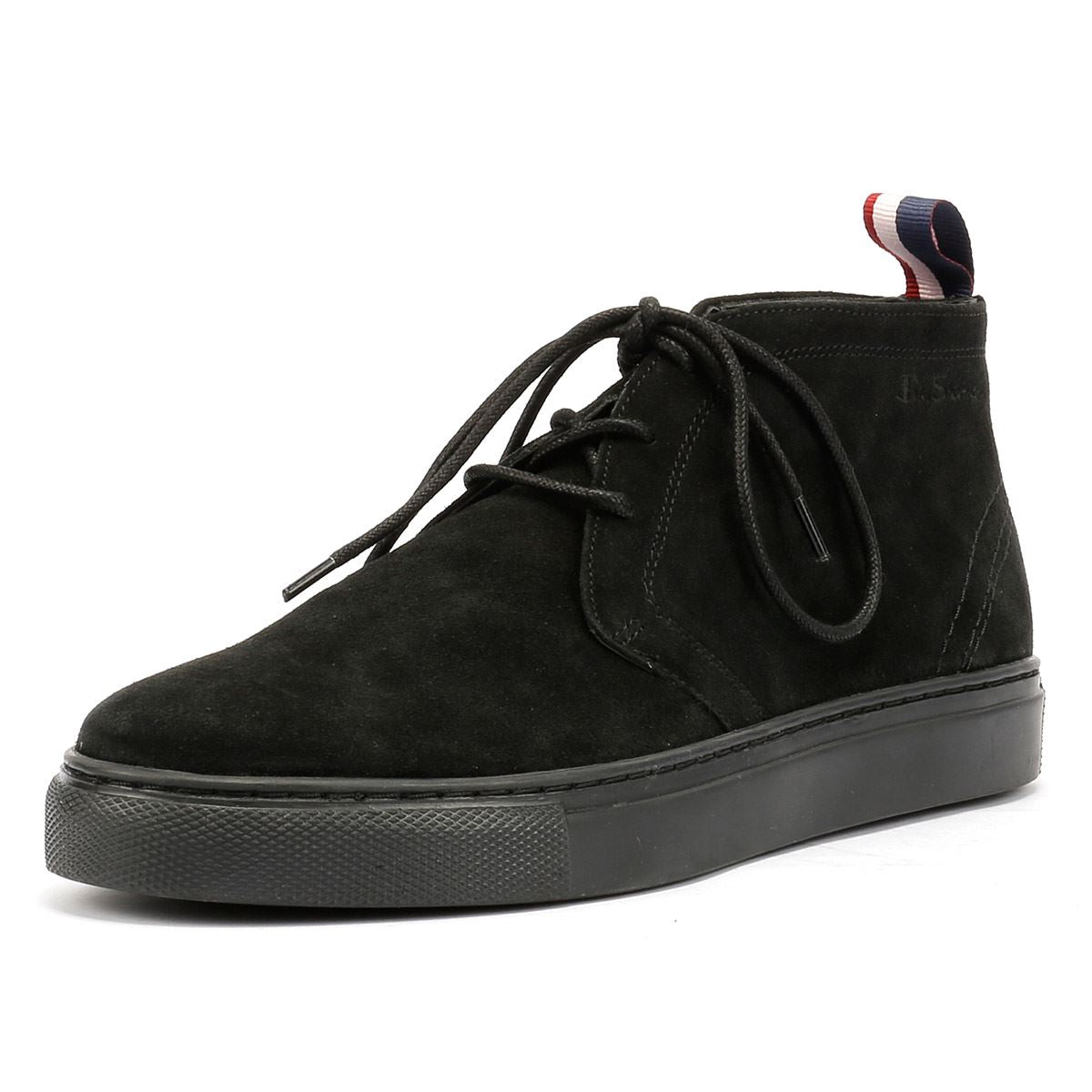 Ben Sherman Parka Herren Wildlederstiefel In Schwarz