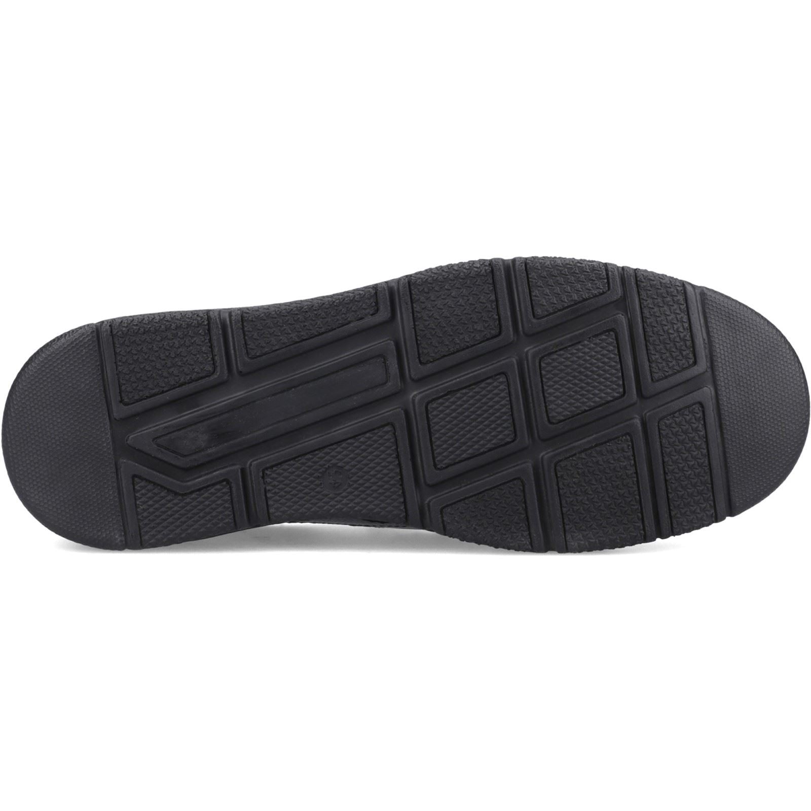 Hush Puppies Franco Slip on Leder Herren Schwarze Loafer