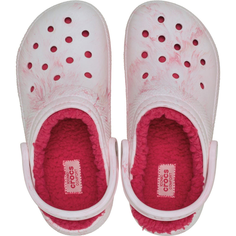 Crocs Classic Lined Clog Thermoplastische Damen-Pulverrosa Clogs
