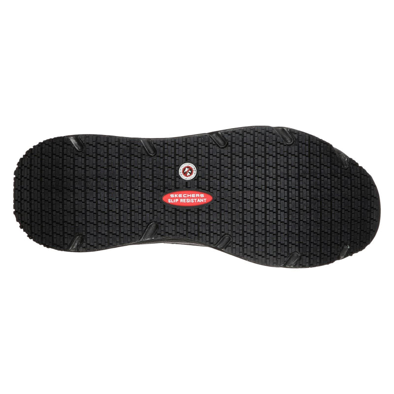 Skechers Workwear Skechers Work Relaxed Fit Textil Herren Schwarze Sicherheits Sneaker