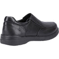 Hush Puppies Matthew Leder Herren Schwarze Mokassins