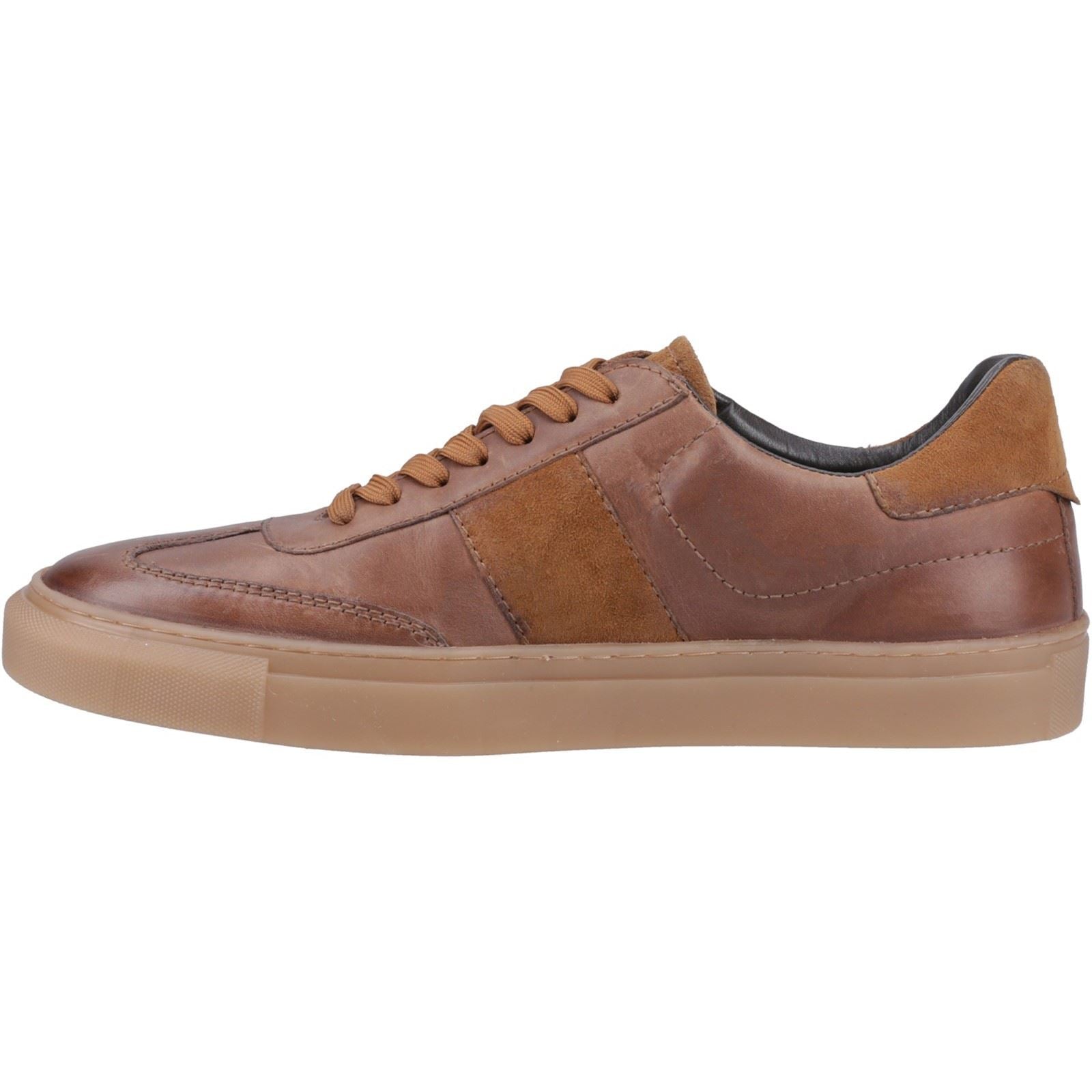Hush Puppies Riley Herren Wildleder Turnschuhe In Braun