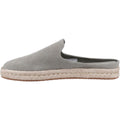 TOMS Santiago Mule Leder Herren Hausschuhe In Vetiver-Grau
