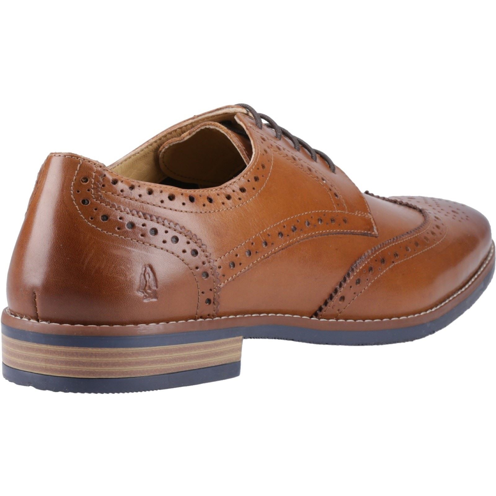 Hush Puppies Mack Herren Brogues Schuhe Aus Braunem Leder