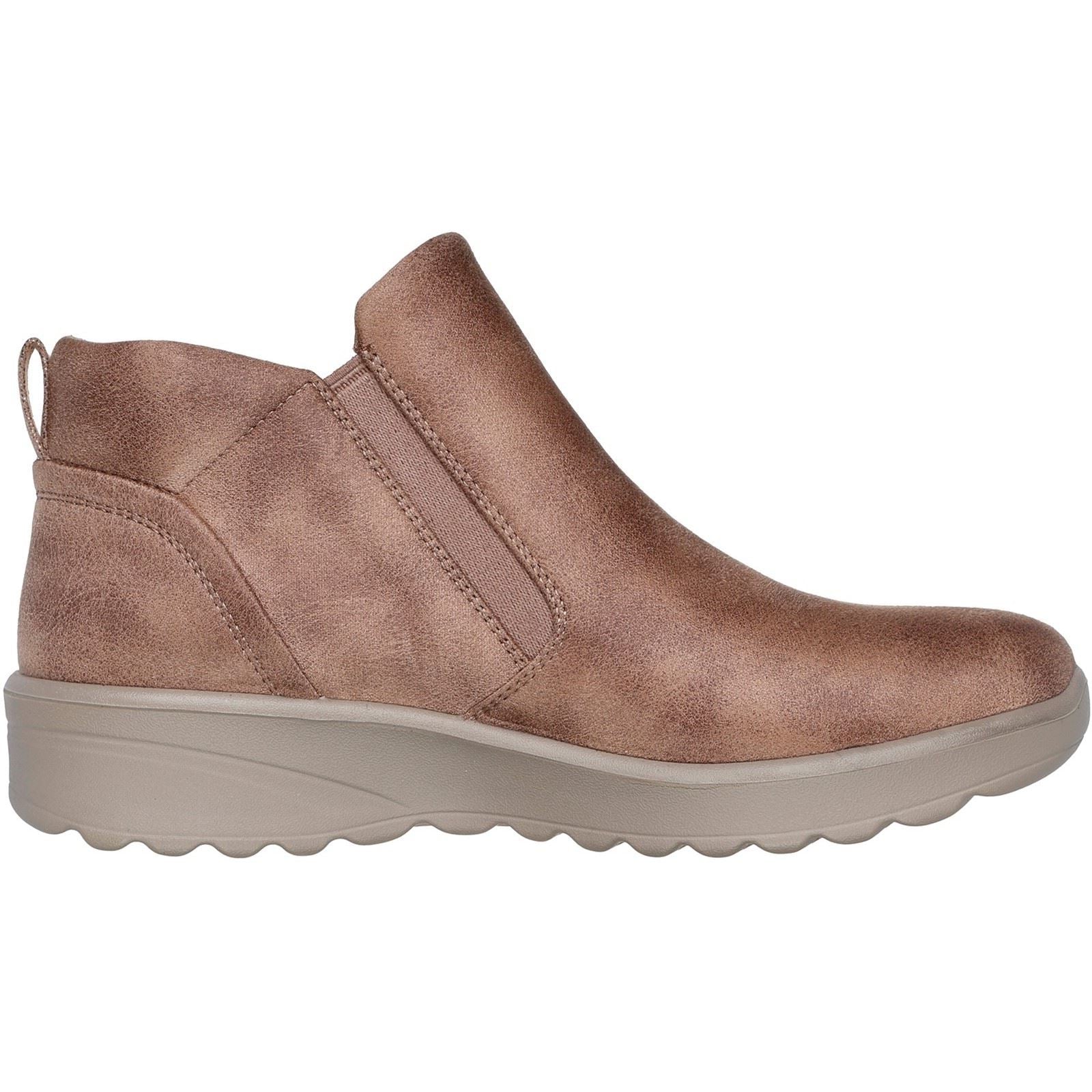 Skechers Lovely Vibe Fall In Bloom Textile Damen Pilz Winter Knöchel Stiefel