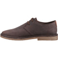 Hush Puppies Scout Leder Herren Wachsige Braune Schnürschuhe
