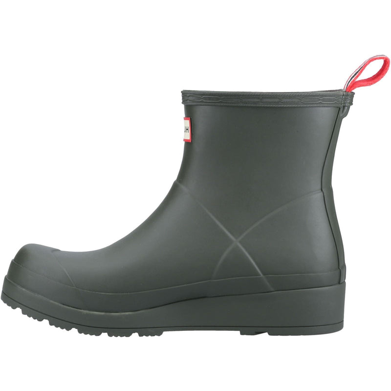 Hunter Play Short Dunkelolive Gummistiefel Für Damen