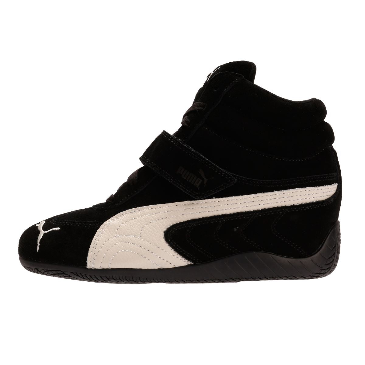 Puma Speedcat Wedge OG Wildleder Damen Schwarz Sneakers
