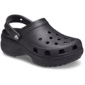 Crocs Classic Platform Damen Clogs Aus Thermoplast In Schwarz