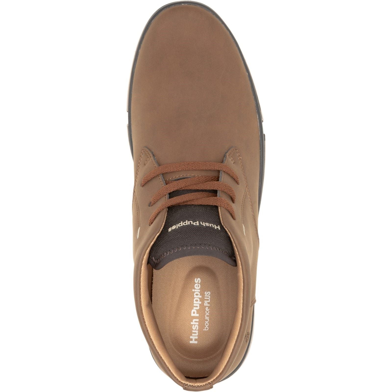 Hush Puppies Briggs Chukka Leder Herren Cognac Stiefel