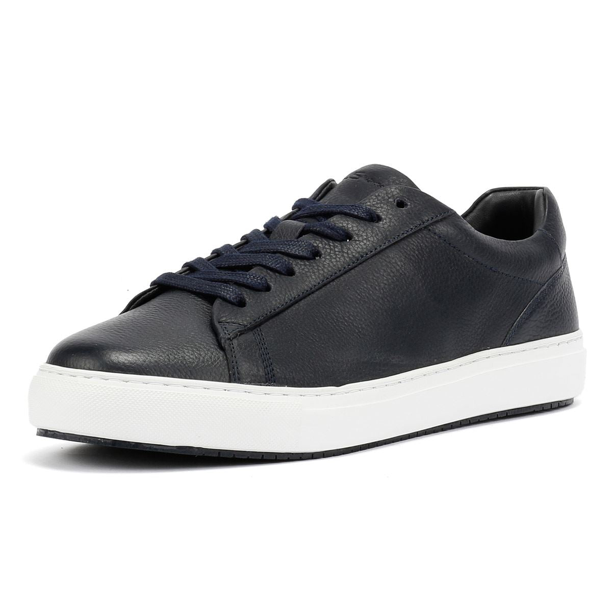 Ben Sherman Ace Cupsole Leder Herren Blaue Sneakers