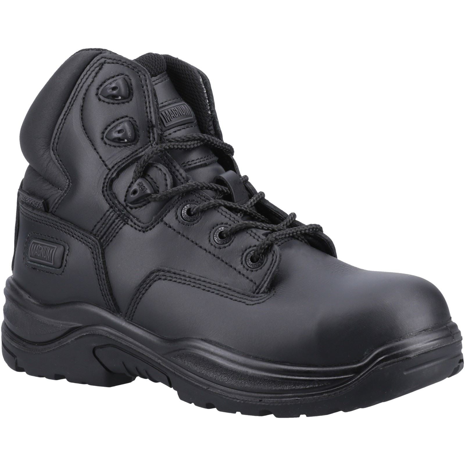 Magnum Responder Leder Schwarze Sicherheitsstiefel