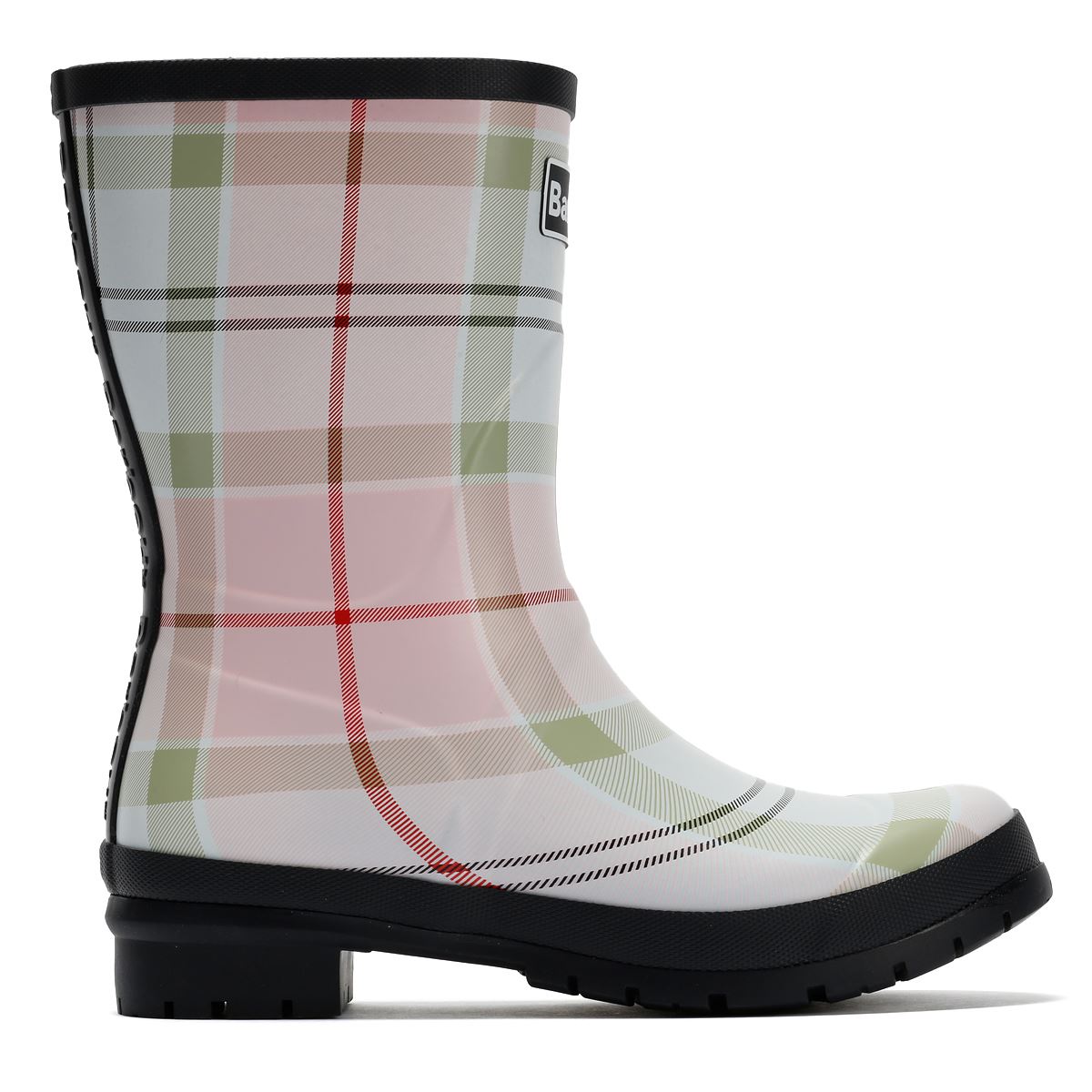 Barbour Banbury Mid Welly Gummi Damen Pink Gummistiefel