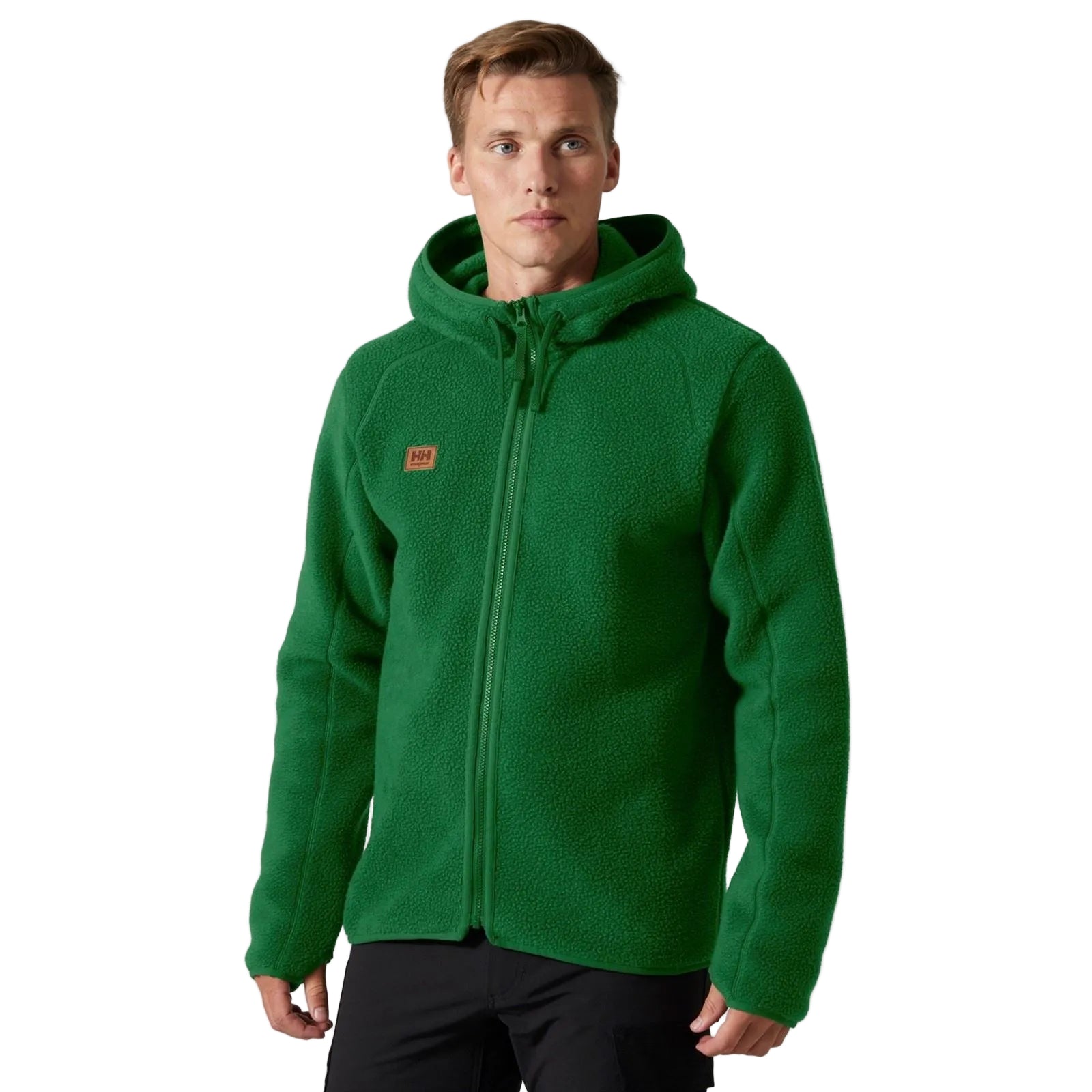 Helly Hansen Workwear Heritage Pile Hoodie Herren Grüne Fleecejacke