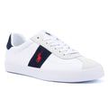Ralph Lauren Vulc II Weiße Ledersneaker Für Herren