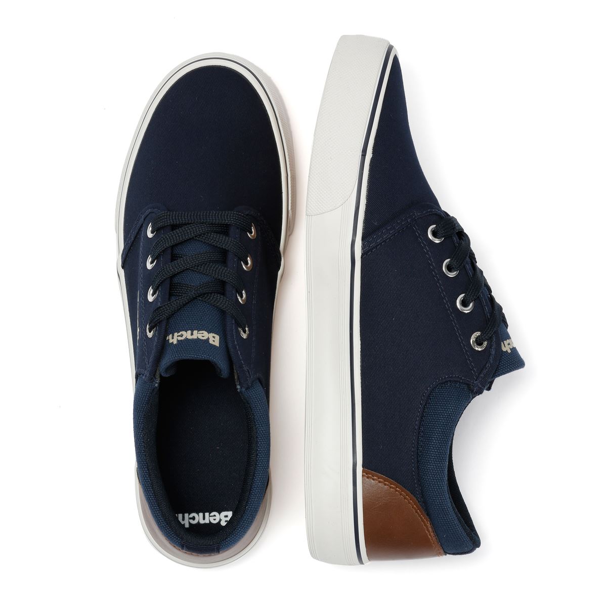 Bench Donnie Leinen Herren Blau Turnschuhe
