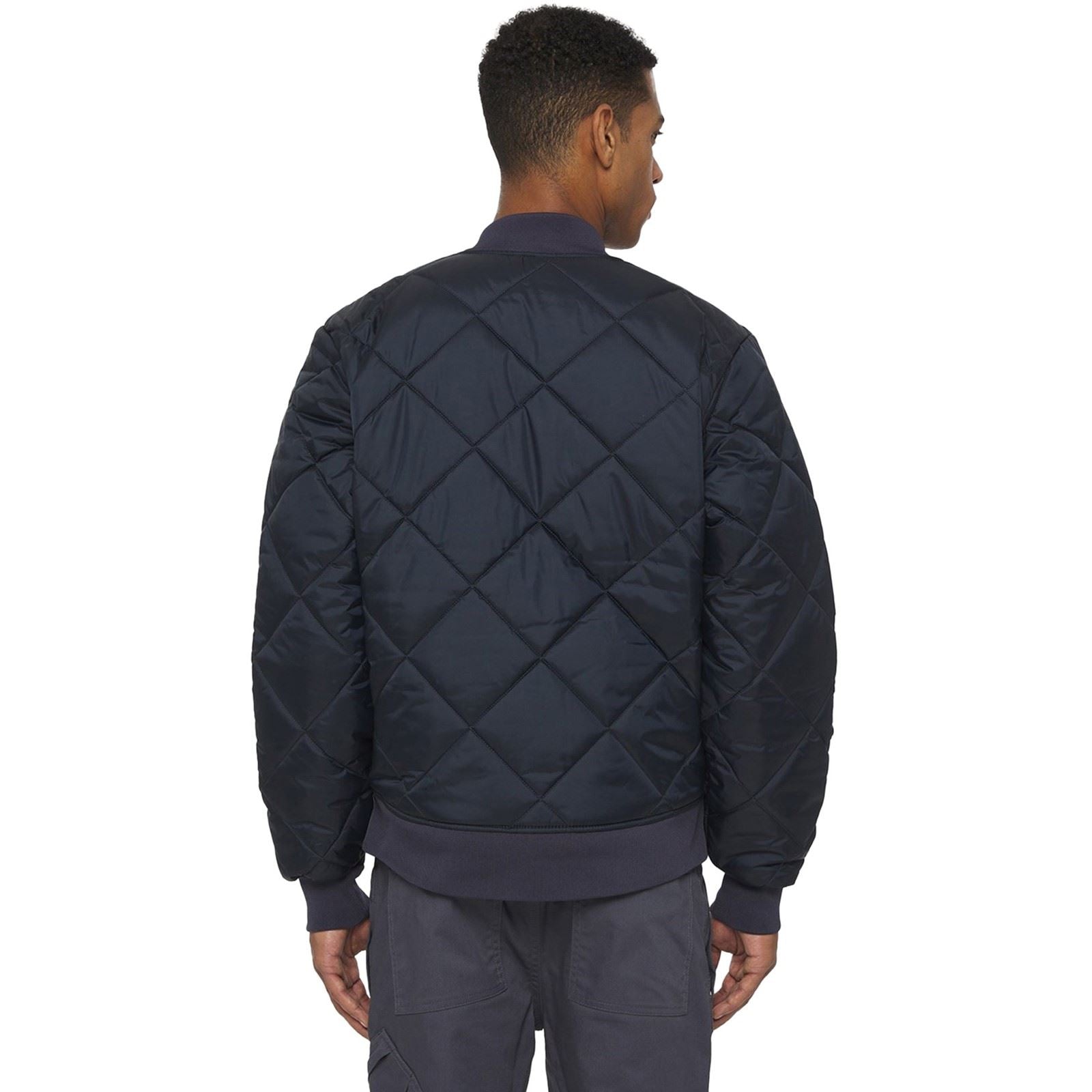 Dickies Diamond Herren Blaue Gesteppte Jacke