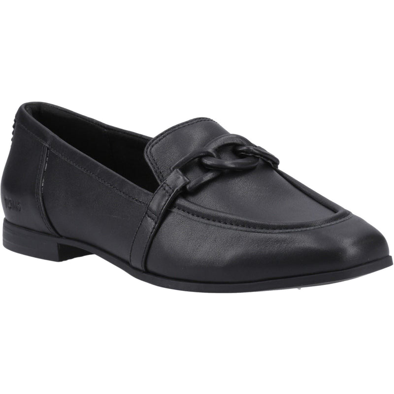 TOMS Lynette Damen Schwarze Farbe Lederloafer
